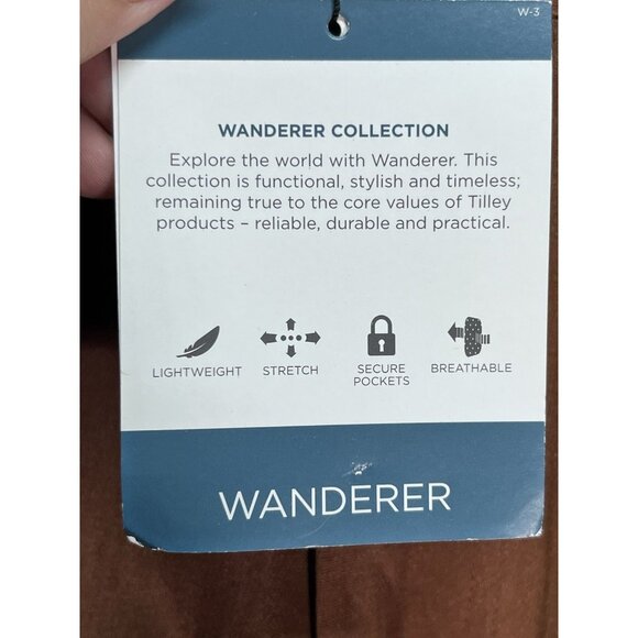 Tilley Wanderer Halifax Pants Wanderer Collection Brown Size 30 NWT - Picture 6 of 10